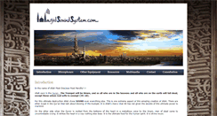 Desktop Screenshot of masjidsoundsystem.com
